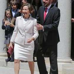 Los padres de la Reina Letizia en la Primera Comunión de la Princesa Leonor