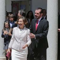 Los padres de la Reina Letizia en la Primera Comunión de la Princesa Leonor