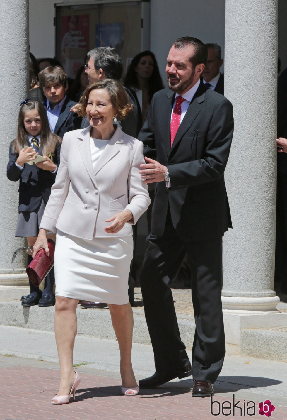 Los padres de la Reina Letizia en la Primera Comunión de la Princesa Leonor