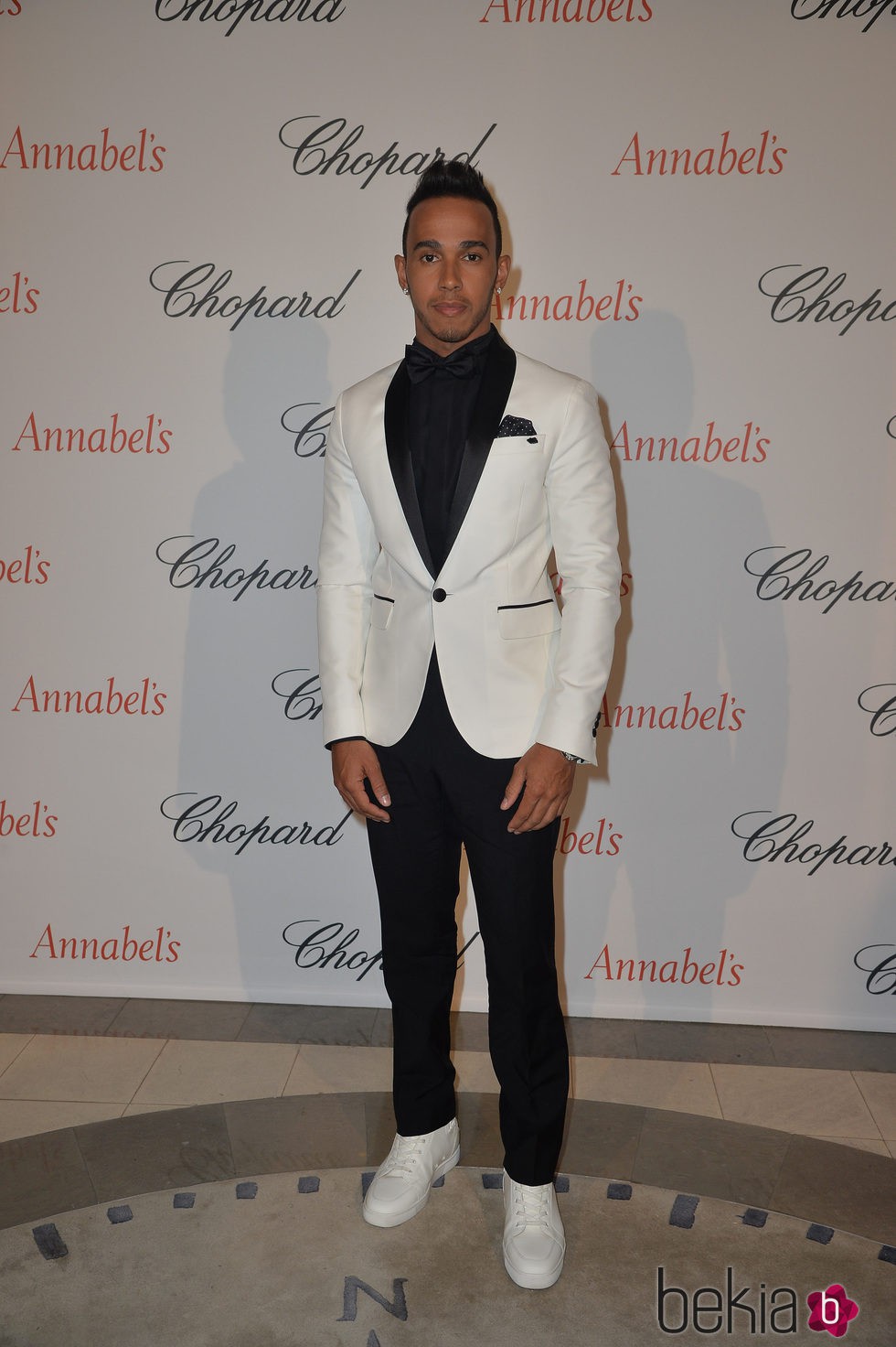 Lewis Hamilton en la fiesta Chopard Annabel's del Festival de Cannes 2015