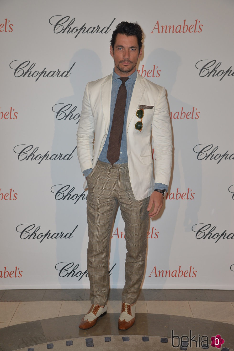 David Gandy en la fiesta Chopard Annabel's del Festival de Cannes 2015