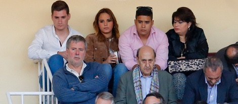 Chema Esteban, Gloria Camila y José Fernando en los toros