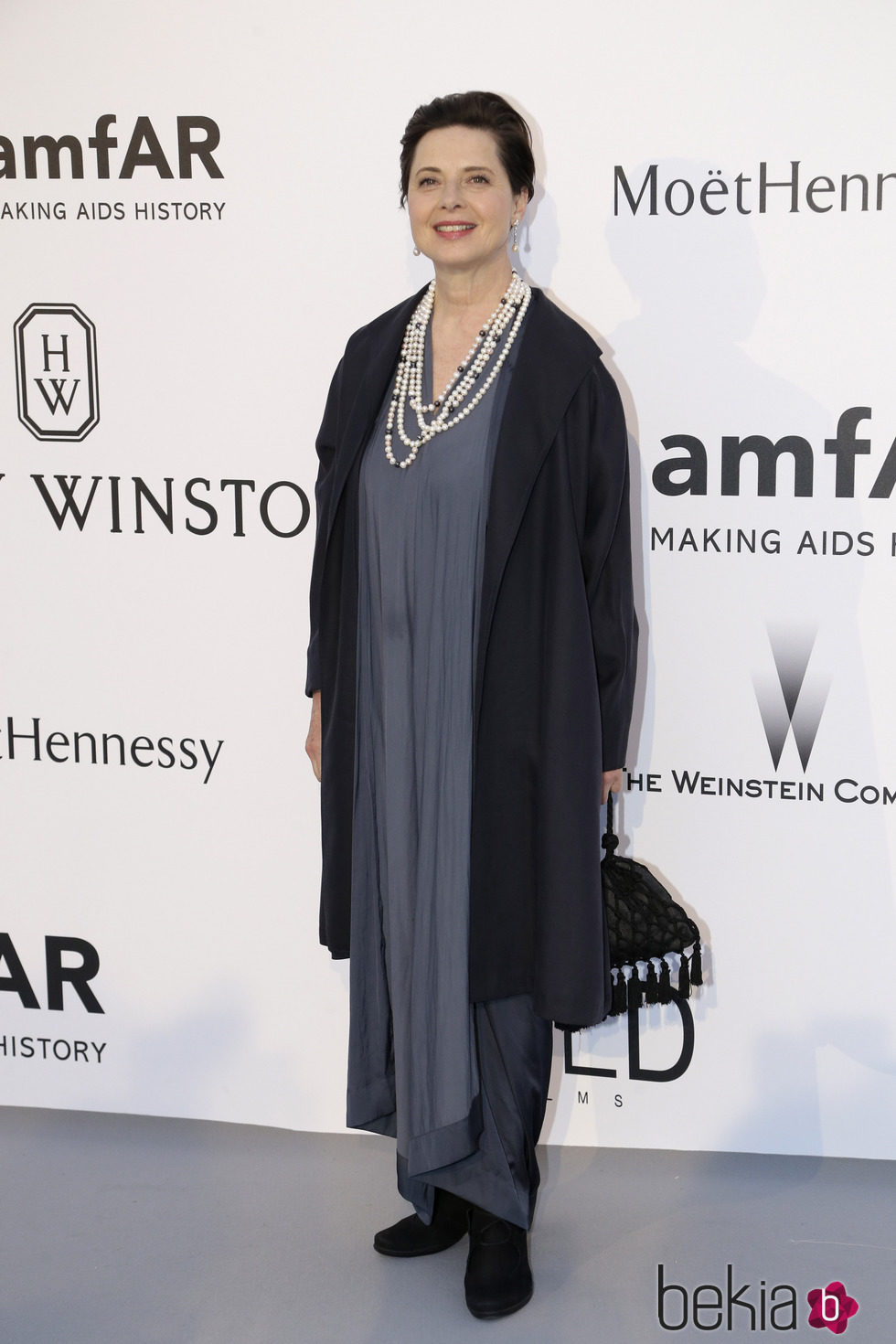 Isabella Rossellini en la gala amfAR del Festival de Cannes 2015