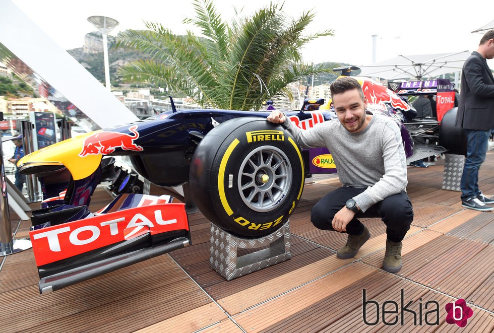 Liam Payne en el Grand Prix de Mónaco 2015