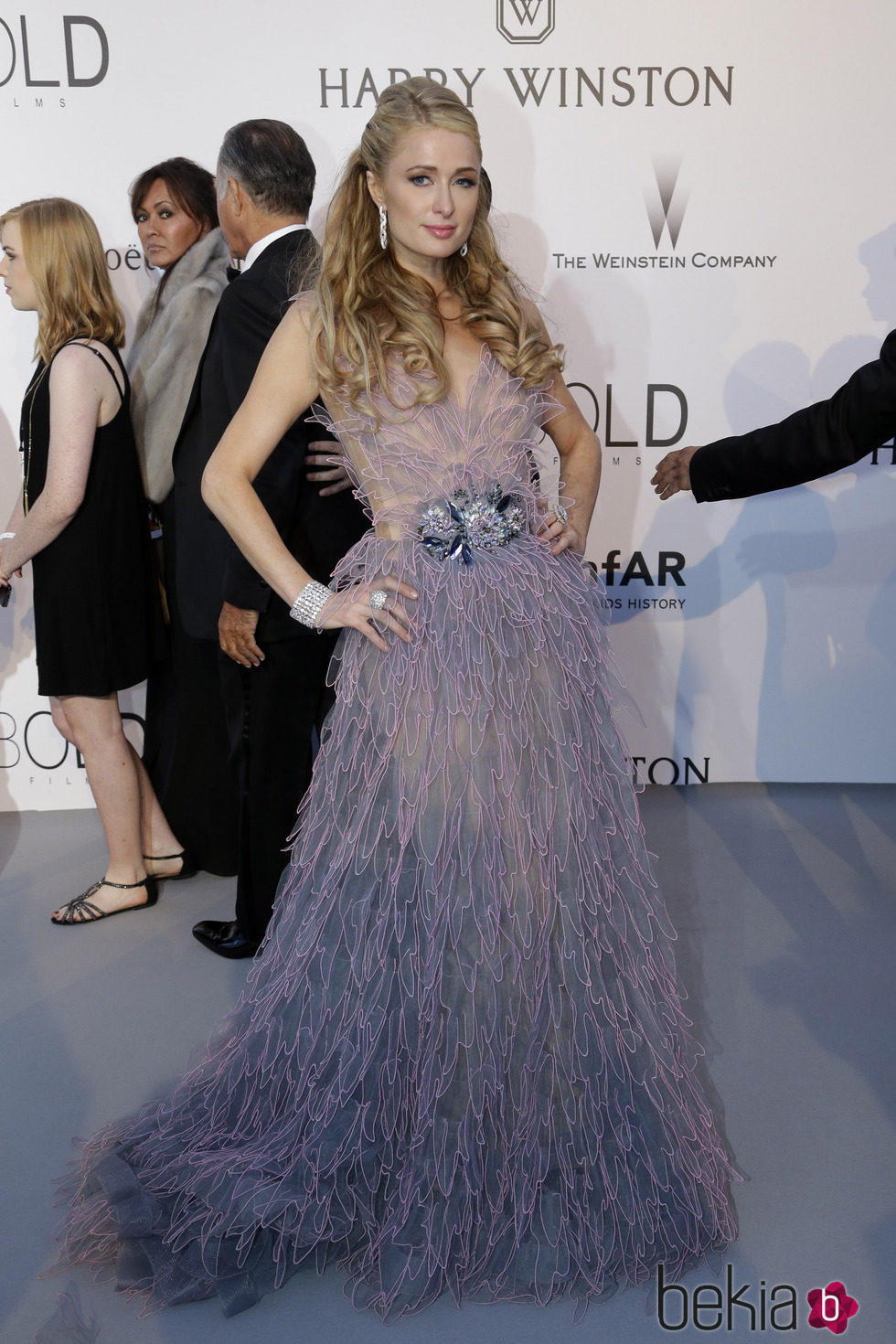 Paris Hilton en la gala amfAR del Festival de Cannes 2015