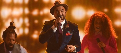 Guy Sebastian, representante de Australia en Eurovisión 2015, interpreta el tema 'Tonight Again' en uno de los ensayos