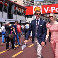 Pierre Casiraghi y Beatrice Borromeo en el GP de Mónaco 2015