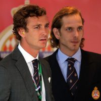 Pierre Casiraghi y Andrea Casiraghi en el GP de Mónaco 2015