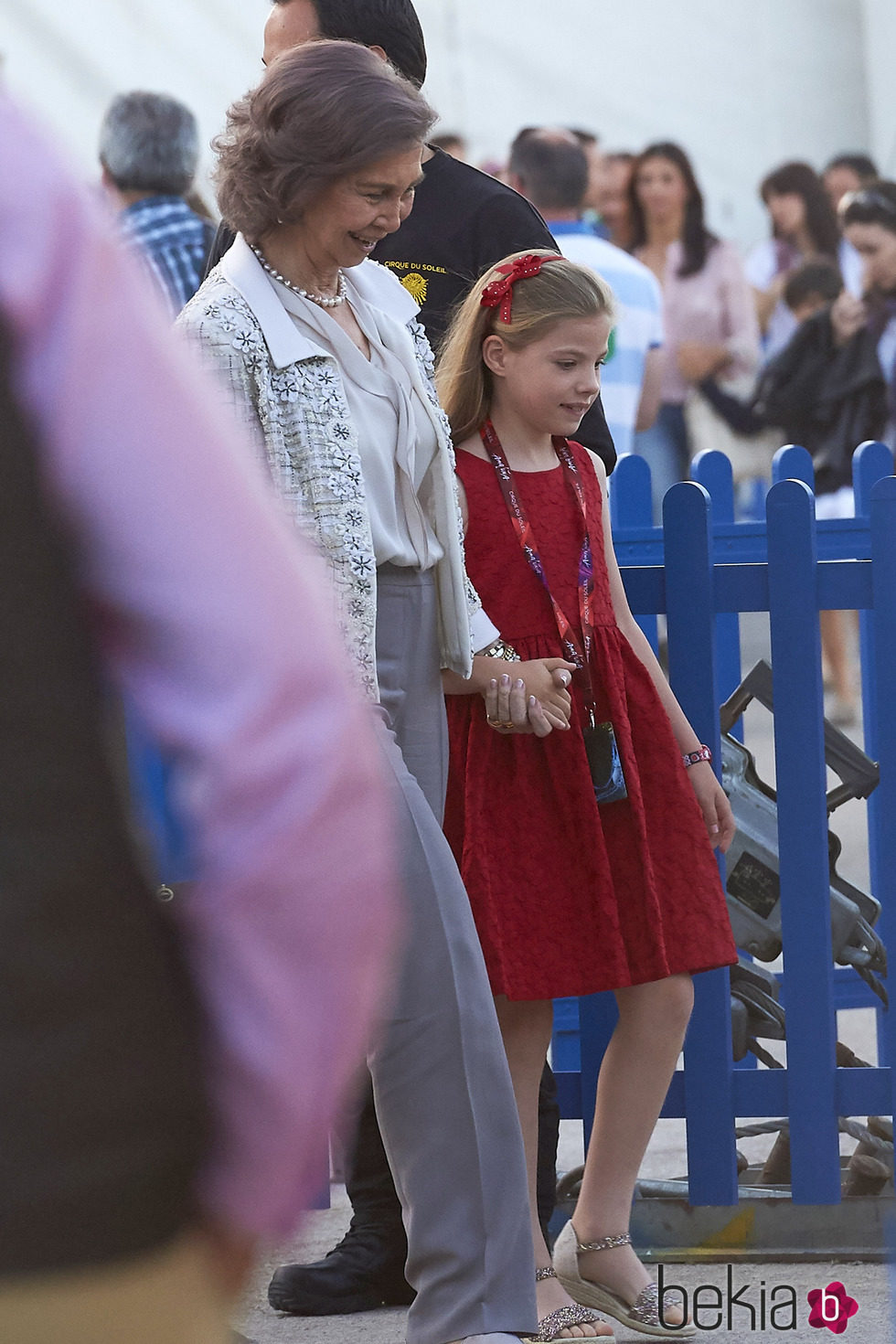 La Reina Sofía y la Infanta Sofía en el Circo del Sol