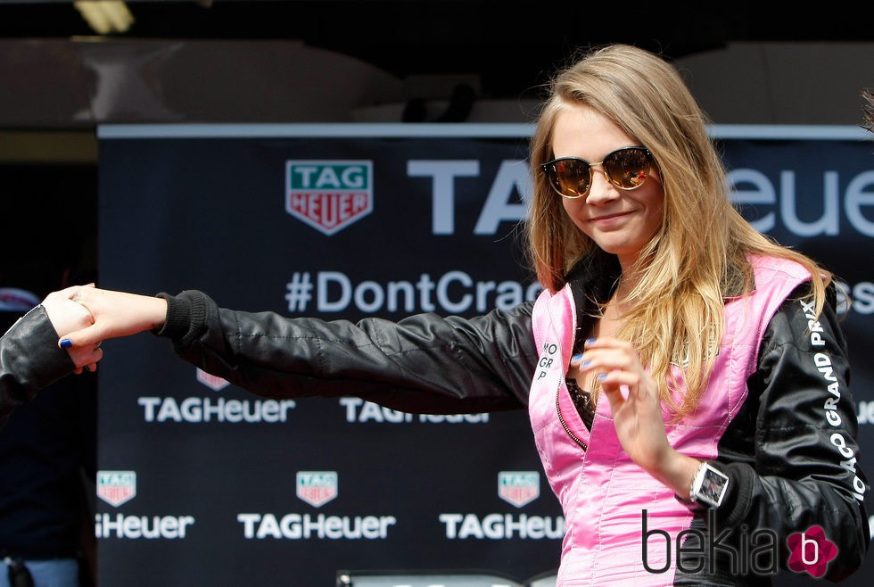 Cara Delevingne en el GP de Mónaco 2015