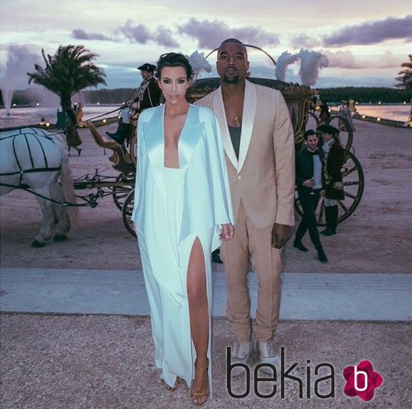 Kim Kardashian y Kanye West se casan de nuevo en Versalles