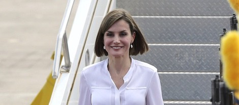 La Reina Letizia llega a Honduras para iniciar su primer viaje de cooperación internacional