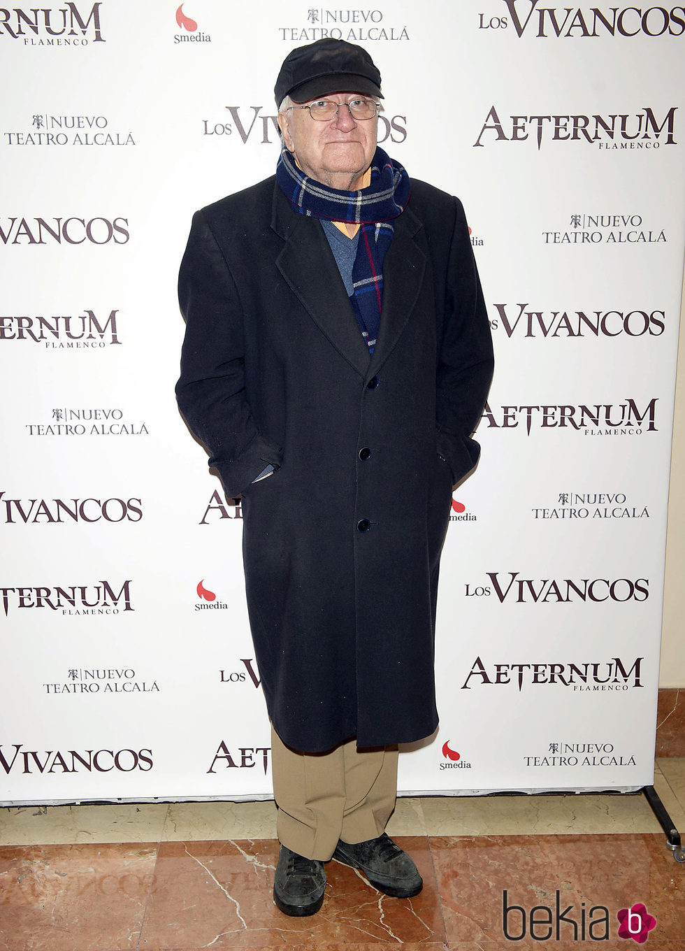 Vicente Aranda en la presentación de un espectáculo de flamenco