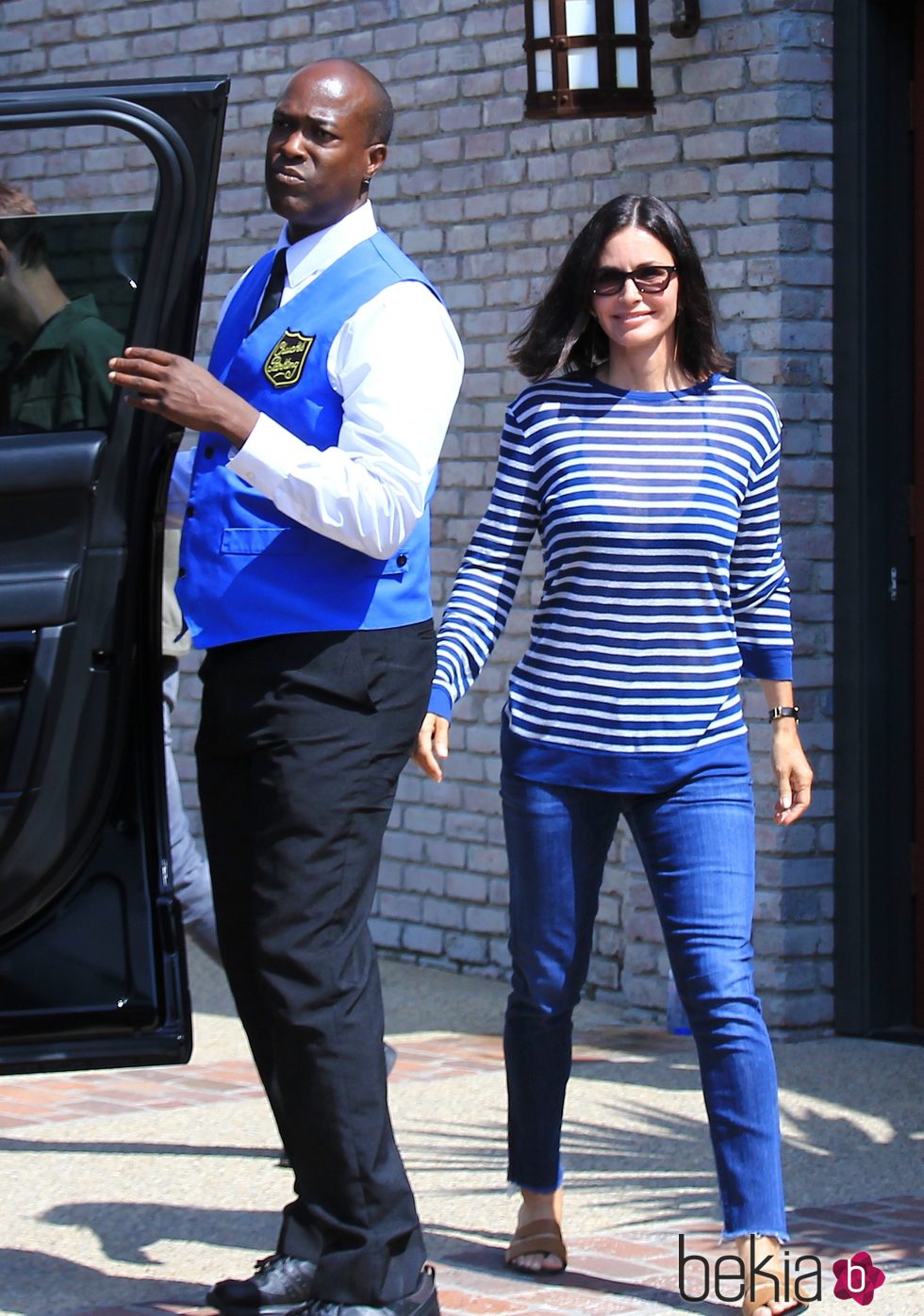 Courteney Cox en la fiesta del Memorial Day 2015 de Joel Silver