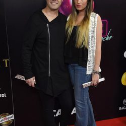 Fonsi Nieto y Marta Castro en el estreno del documental 'Pacha, el arquitecto de la noche'