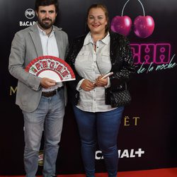 Caritina Goyanes y Antonio Matos en el estreno del documental 'Pacha, el arquitecto de la noche'