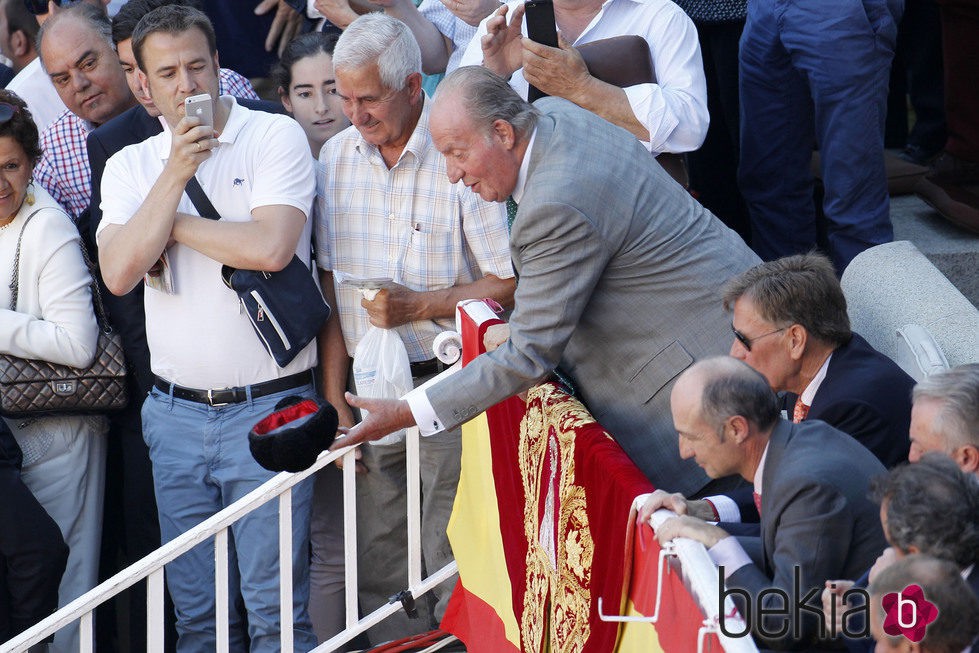 El Rey Juan Carlos en la Feria de San Isidro 2015 en Las Ventas