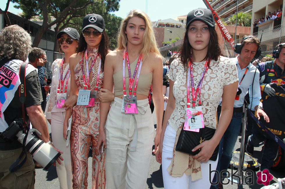 Kendall Jenner y Gigi Hadid en el Grand Prix de Mónaco 