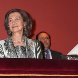 La Reina Sofía en el concierto conmemorativo del 50 aniversario de la orquesta de RTVE