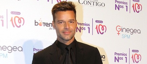 Ricky Martin en la entrega de los Premios Nos 1 de Cadena 100