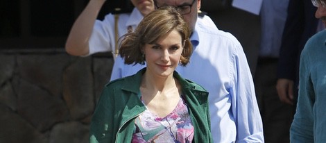 La Reina Letizia en su visita a la Casa Tomada de El Salvador