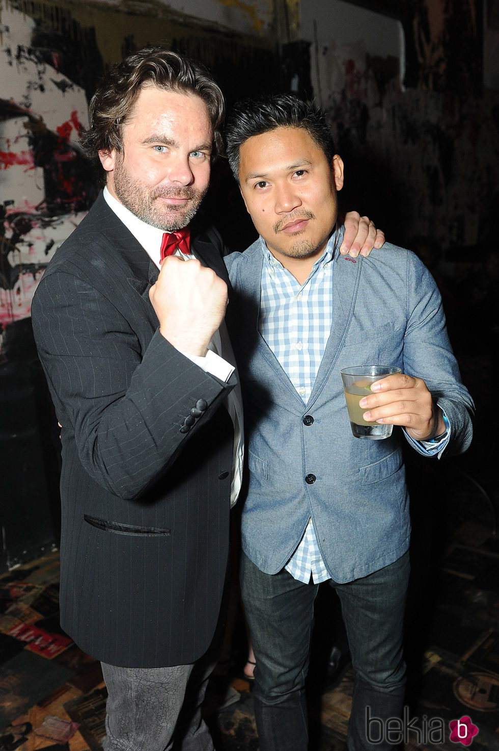 Actor Mickey Gooch Jr. con Dante Basco