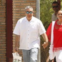 Isabel Pantoja sale de la cárcel de la mano de su hermano Agustín