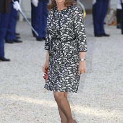 Ségolène Royal en la cena de gala en honor a los Reyes Felipe y Letizia en El Elíseo