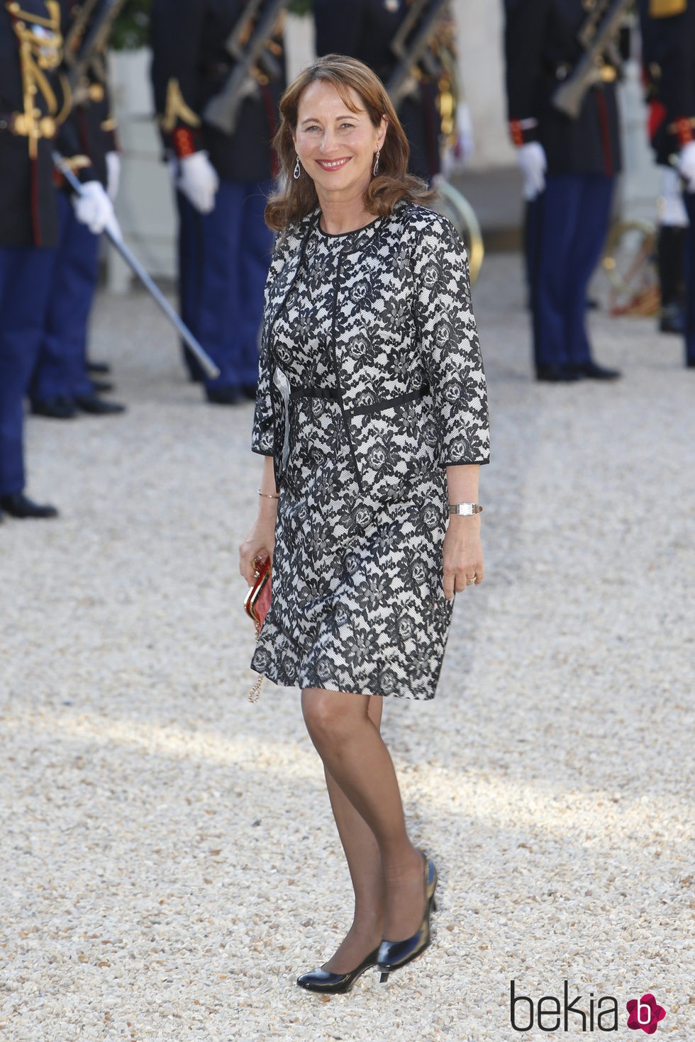 Ségolène Royal en la cena de gala en honor a los Reyes Felipe y Letizia en El Elíseo