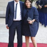 Anne Hidalgo en la cena de gala en honor a los Reyes Felipe y Letizia en El Elíseo