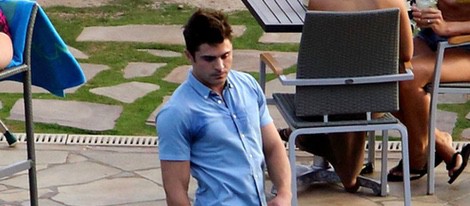 Zac Efron en el rodaje de 'Mike And Dave Need Wedding Dates'