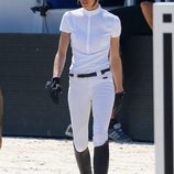 Carlota Casiraghi en el concurso de saltos de Saint-Tropez.