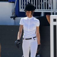 Carlota Casiraghi en el concurso de saltos de Saint-Tropez.