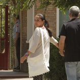 Isabel Pantoja con su hermano Agustín volviendo a la cárcel tras su primer permiso