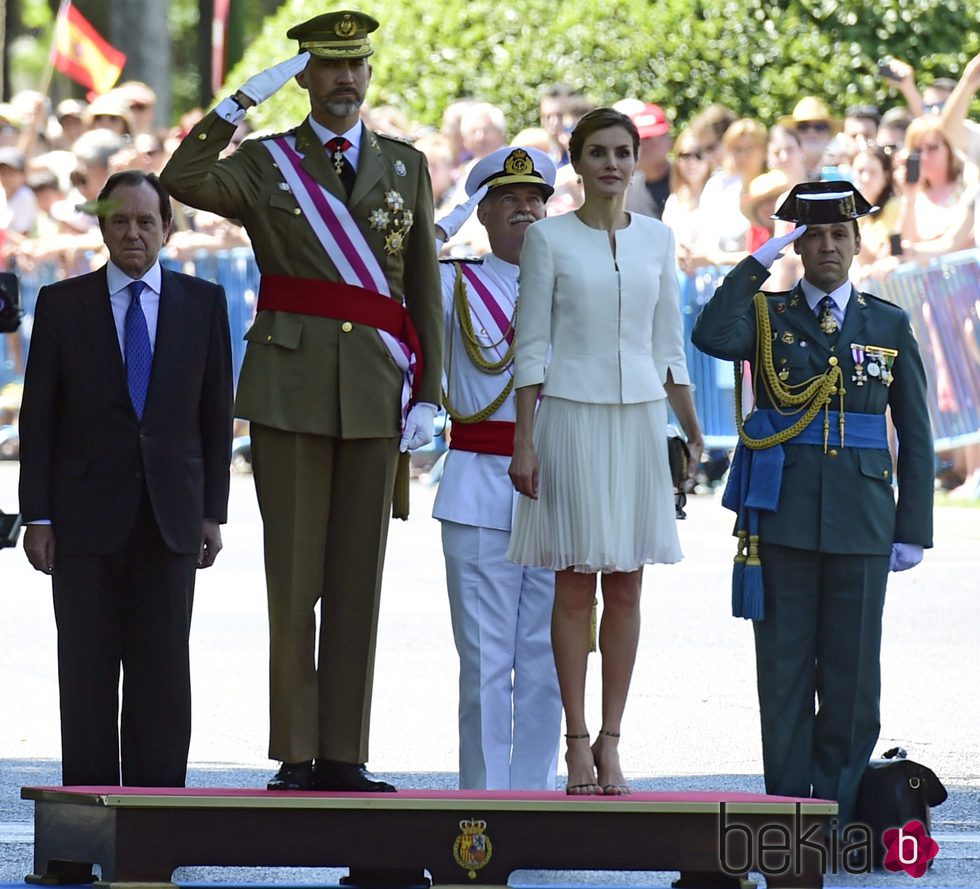 Los Reyes Felipe y Letizia en su primer Día de las Fuerzas Armadas como Reyes de España