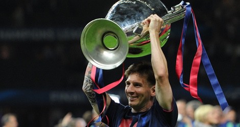 Leo Messi con su cuarta Champions League