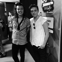 Harry Styles y Brooklyn Beckham en el Capital FM Summertime Ball