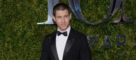 Nick Jonas en la entrega de los Tony Awards 2015