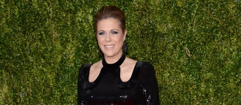 Rita Wilson en la entrega de los Tony Awards 2015