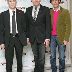 Fernando Grande Marlaska, Boris Izaguirre y Pedro Zerolo