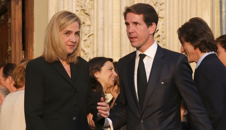 La Infanta Cristina y Pablo de Grecia en el funeral de Kardam de Bulgaria