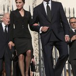 Los Reyes Felipe y Letizia en el funeral de Kardam de Bulgaria