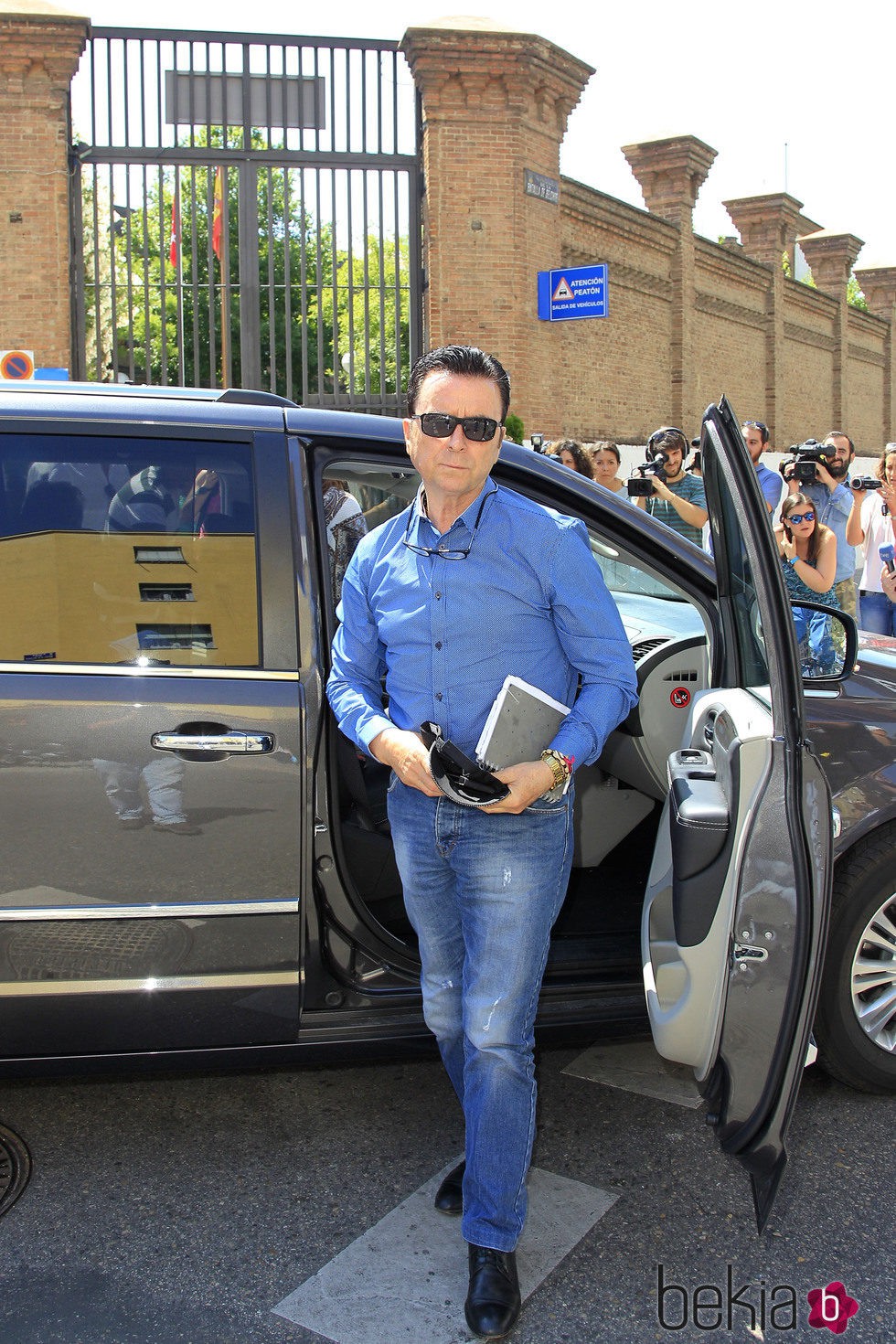 José Ortega Cano entrando en el centro de reinserción Victoria Kent