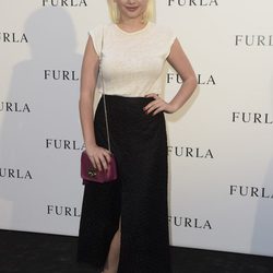 Miriam Giovanelli en la fiesta de llegada de Furla a España