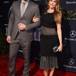 Sofía Vergara y Joe Manganiello en el estreno de 'Jurassic World' en Los Angeles