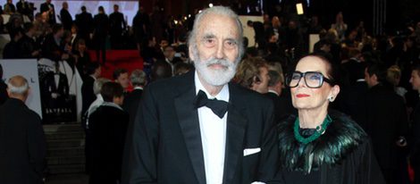 Christopher Lee y Birgit Kroencke