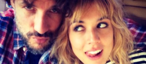 Adriana Ugarte y Daniel Grao en descanso del rodaje de 'Silencio'