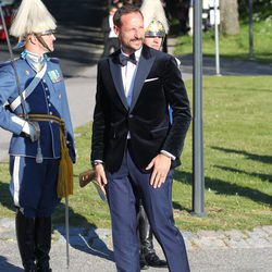 Haakon de Noruega en la cena de gala previa a la boda de Carlos Felipe de Suecia y Sofia Hellqvist