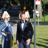 Haakon de Noruega en la cena de gala previa a la boda de Carlos Felipe de Suecia y Sofia Hellqvist