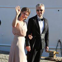 Marta Luisa de Noruega y Ari Behn en la cena de gala previa a la boda de Carlos Felipe de Suecia y Sofia Hellqvist